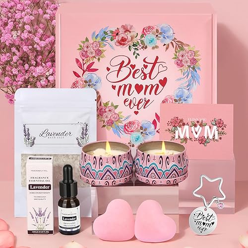 Pamper Gifts for Mum, Mum Gifts, Mum to Be Gifts, Birthday Gifts Sets Hamper for Mum, Friend, Sister, Girlfriend, Women, Self Care Relaxation Spa, Relax Bath Gift Presents for Mother