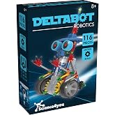 Science4you Deltabot Robot Toy Kit for Kids Age 8-12 - STEM 117 Pieces Robotics Kit, Build Your Own Robot Toy for Kids Age 8+, Educational Science Kits DIY Building Toys, Gift for Boys and Girls