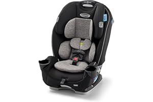 Graco Slimfit 3-in-1 Convertible Car Seat, Ultra-Space-Saving Design, Jarret, Suitable for Rear and Forward-Facing, Highback Booster Seat with 10-Position Headrest