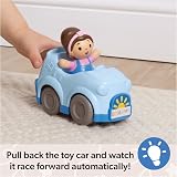 Ms. Rachel 1-2-3 Roll Vehicle with Click-in Figure Pull Back Action Toy view 6