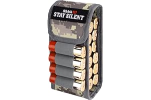 bvya 16 Round Quick Access Shotgun Shotshell Ammunition Reload Molle Pouch Holder for 12 Gauge/20G