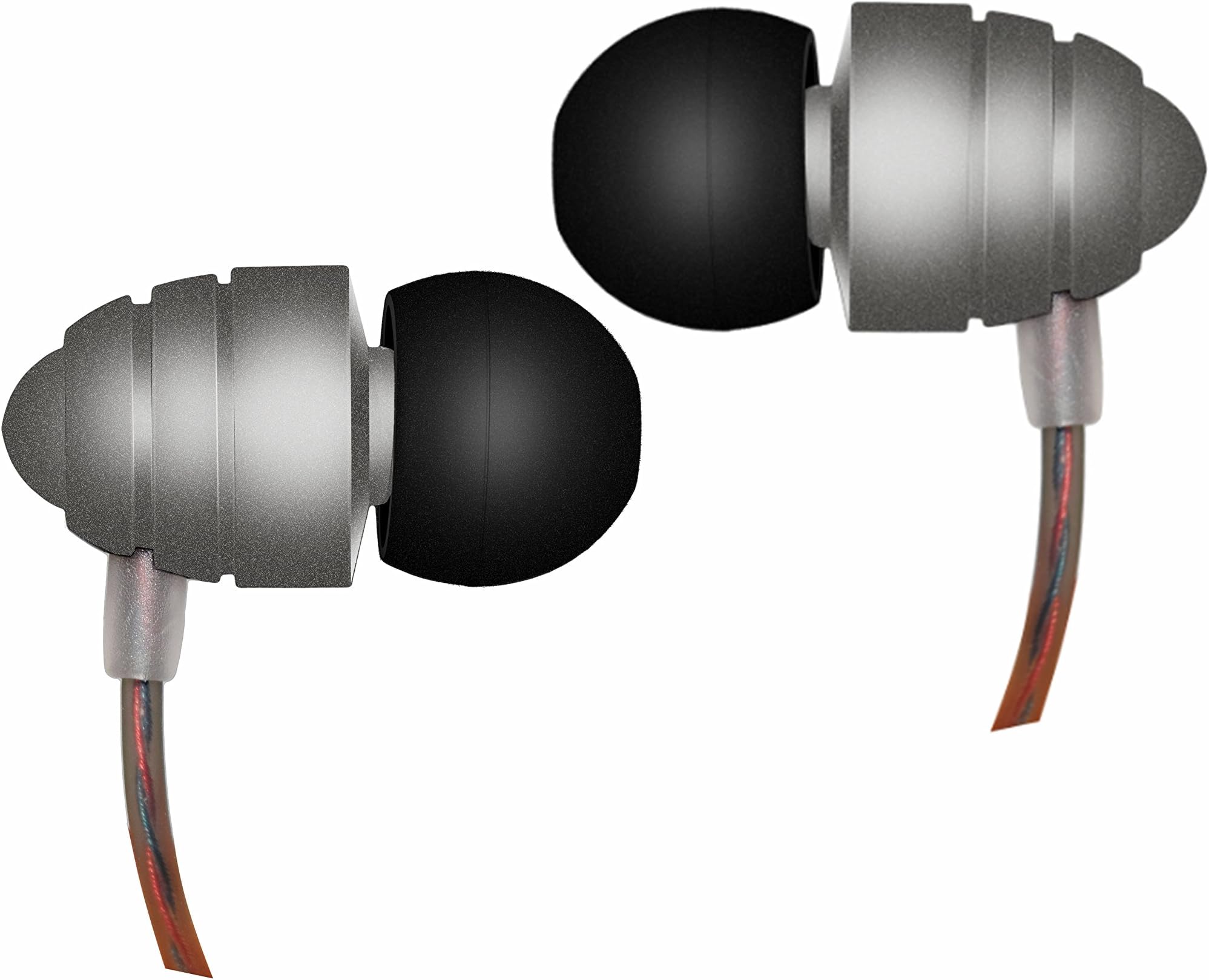 Padear Bullet BT01 Earphones Metal Gray HIFI In-Ear Earbuds Heaphones Headset Earphones with Noise Isolating Headset Earphones with Mic and Volume Control