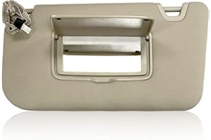 Left Driver Side Sun Visor Fits for Nissan Rogue X-Trail 2014-2020 Sunshade Compatible with 96401-4BA3E 96401-4BA1D with Vani