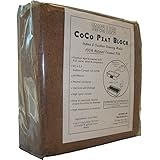 TrichLabs Compressed CoCo Peat Coir Fiber Growing Potting Mix, 11lb Block-18 gallons