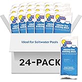 In The Swim Chlorine-Free Pool Shock - Quick Dissolving, Fast-Acting, Shock-Oxidizer for Swimming Pools, Spas, and Salt Chlorinated Pools Compatible - 24 x 1 Pound Bags