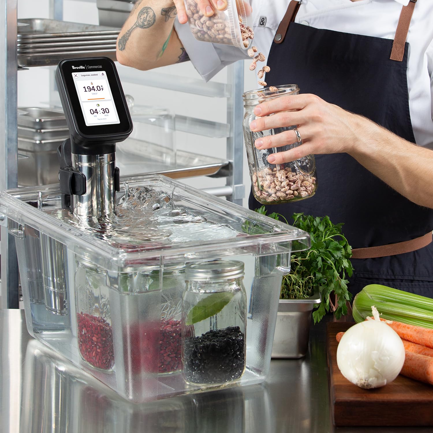 Breville Commercial CSV700PSS HydroPro Commercial Grade Sous Vide Immersion Circulator, Polished Stainless Steel