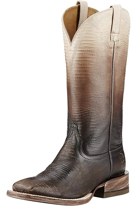 botas de avestruz color coñac