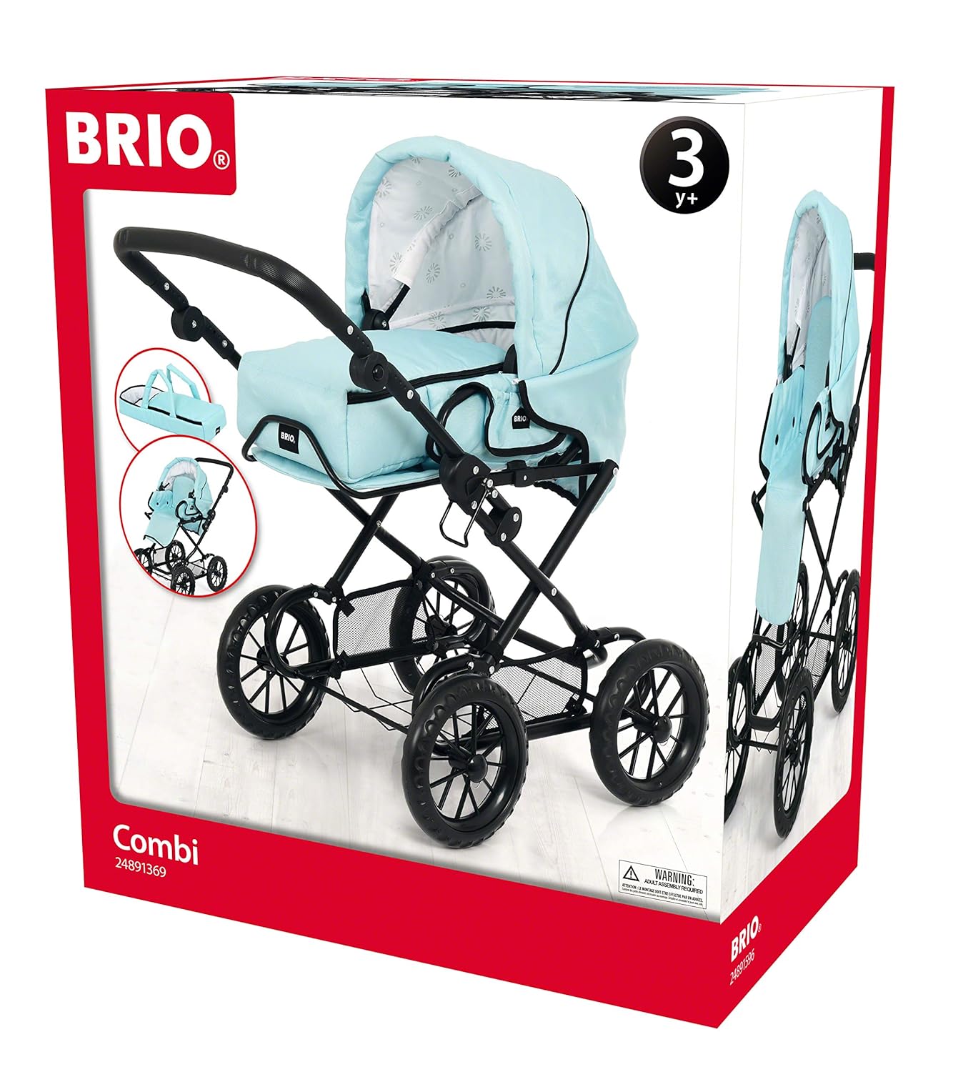 brio dolls pram