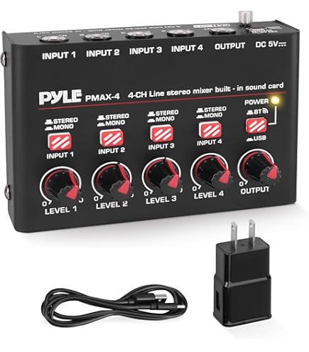 Amazon.com: ART PowerMIX III Three Channel Personal Stereo