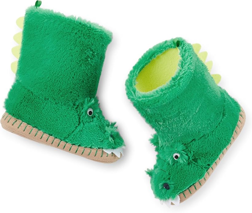 Carter's Little Kids Dinosaur Boot Slippers (Size 5/6
