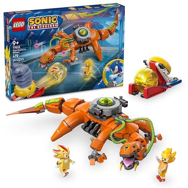 LEGO SONIC THE HEDGEHOG SUPER SHADOW VS. BIOLIZARD,...