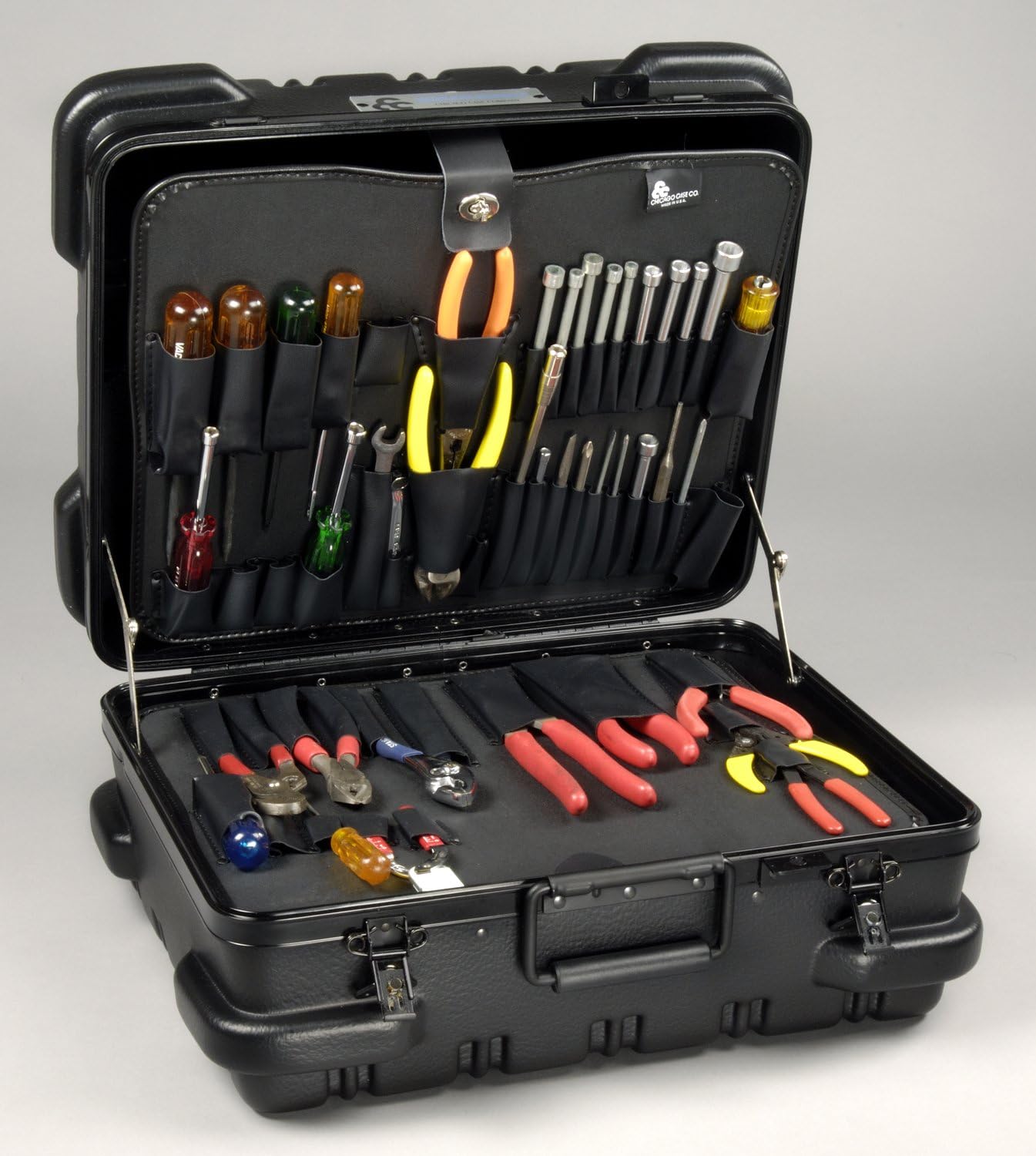Chicago Case 95-8583 Military Standard Black Tool Case with 2 Pallets