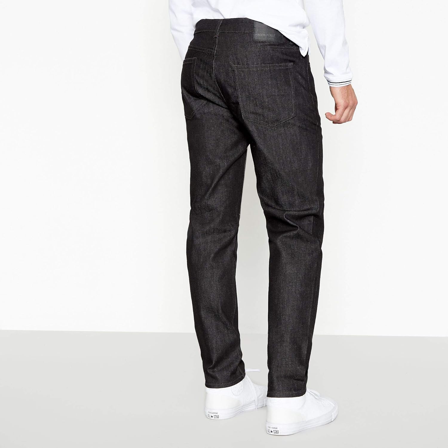 Red Herring Men Black Slim Leg Jeans Bootcut Jeans Men's Jeans