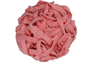 SWEETGLOB Sour Gummy Belts Candy (Sour Pink Lemonade, 1 Pound)