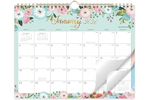 LEMOME HOME 2026 Calendar - 2026 Wall Calendar, 11" x 8.5", JAN.2026 -DEC.2026, 12 Monthly Wall Planner Large, Hanging Hook, Wall Calendar With Twin-Wire Binding