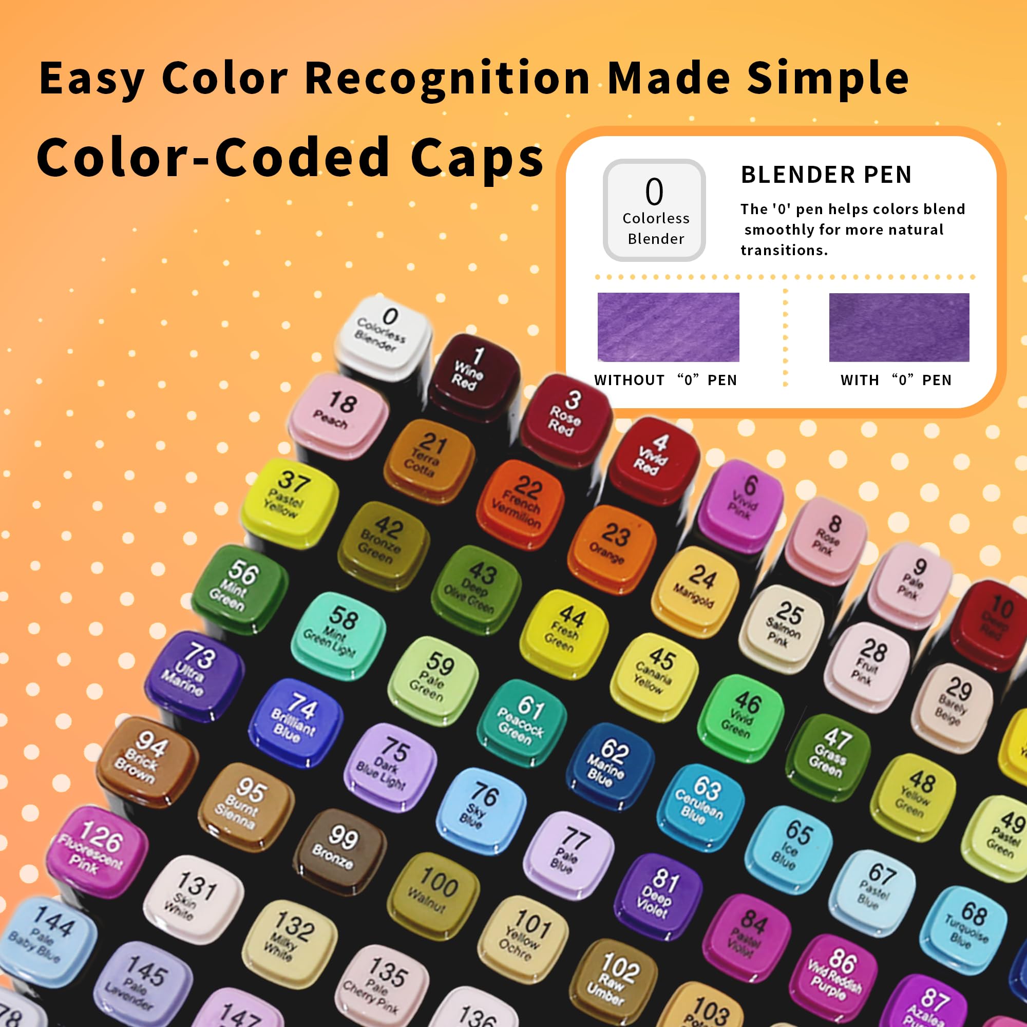 120 Color Alcohol Markers Set, Sofoway Art Markers Dual Tip Alcohol Based Markers with Penholder for Kids Adults Coloring Drawing Artists Illustration