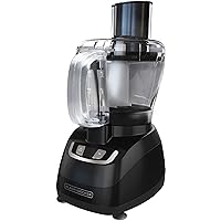 BLACK+DECKER 8-Cup Food Processor, Black, FP1600B
