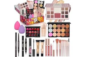 KAVCENT Makeup Set for Teens Makeup Kit for Teens Women full Kit Makeup Kits for Teenagers Makeup Gift Set for Teen Girls Women Christmas