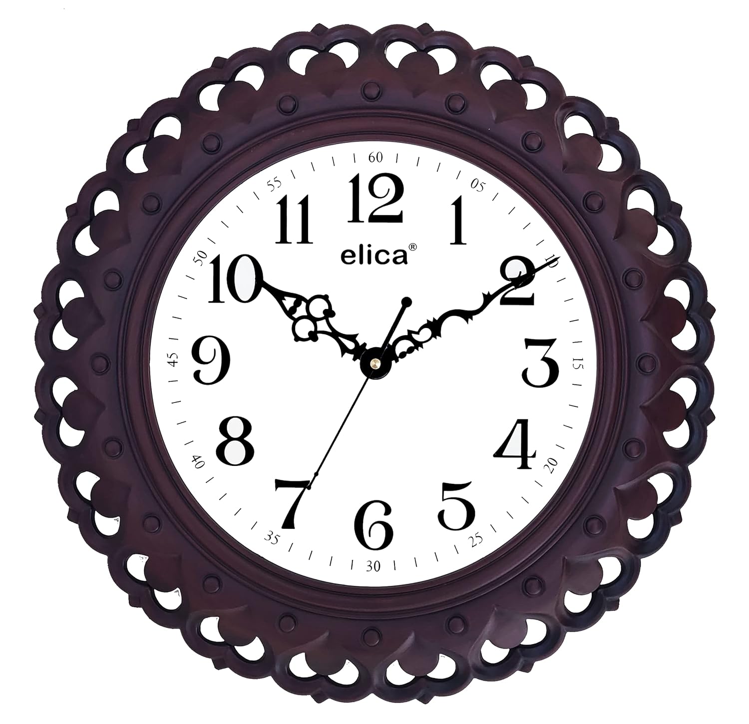 Buy Elica Home and Office Designer Wall Clock Big Size (35 x 3 x 35 cm