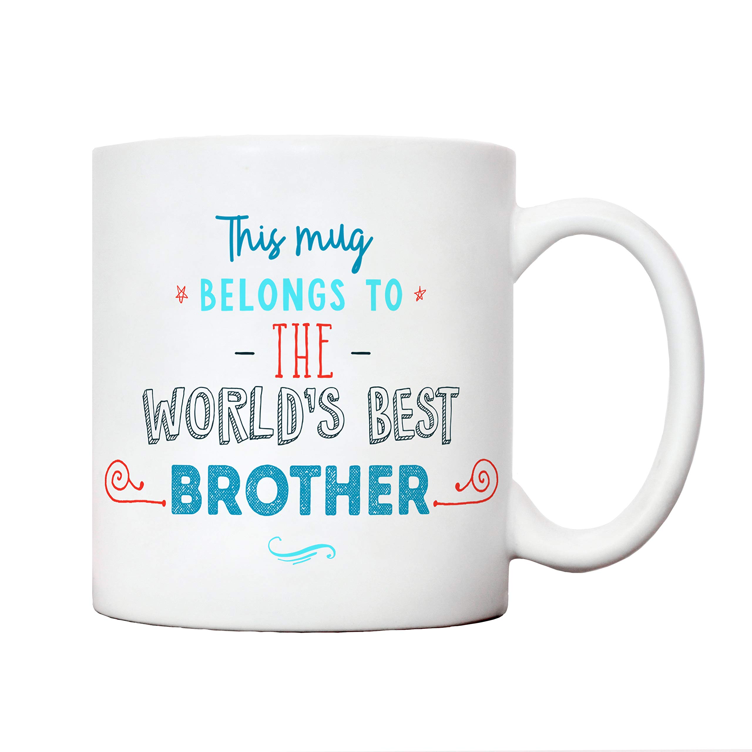 Best Brother mug | brothers stepbrother brother in law gifting ideas | sentimental personal mugs for brother presents Christmas birthdays | thank you bro