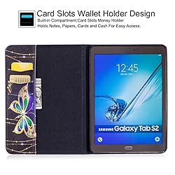 Galaxy Tab S2 9.7 Case, Newshine PU Leather Folio