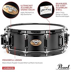 Ultracast 14"X5" 5/3/5Mm Cast Aluminum Snare Drum