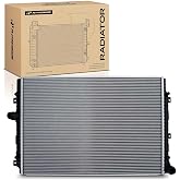 A-Premium Engine Coolant Radiator Assembly Compatible with Volkswagen | for Jetta 2013-2018, Passat 2014-2019, Beetle 2014-2019, L4 1.8L 2.0L, Replace# 5C0121251H