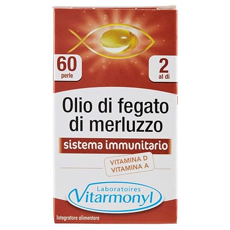 Vitarmonyl Olio Di Fegato Di Merluzzo Integratore 60
