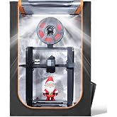3D Printer Enclosure with LED Lighting Constant Temperature Cover, Medium | Fireproof Dustproof Protective Tent for Creality Ender 3 V3 SE/KE/Ender 3/Ender 3 Pro/Ender 3V2/Ender 3S1/Neo/Anycubic Elegoo