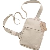 Travel Sling Bag for Men &amp; Women, Anti-Theft RFID Blocking Crossbody Bags | Water Resistant Sling Bags for Travel with Secure Zipper Lock, Compact Lightweight Chest Bag