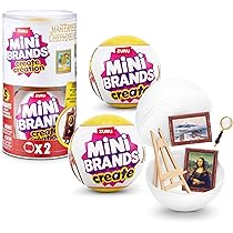 Pack De 2 Cápsulas Mini Brands Books – Minilibros De Tamaño Bolsillo Con Páginas Legibles, Colección De Más De 40 Títulos Icónicos