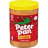 Peter Pan Creamy Peanut Butter, Made with Roasted Peanuts, Great for Peanut Butter and Jelly Sandwiches and Peanut Butter Snacks, Gluten Free Peanut Butter, 56 OZ Jar