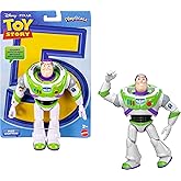 ​Mattel Disney and Pixar Toy Story 5 Buzz Lightyear Action Figure | 7-inch Playscale, 1 Key Character, 8+ Posable Joints, Movie-Accurate Design