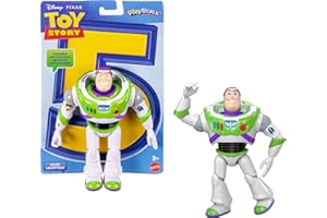 Mattel Disney and Pixar Toy Story Action Figures 7 Inch Playscale Key Characters, 8 Plus Posable Joints with Movie Accur