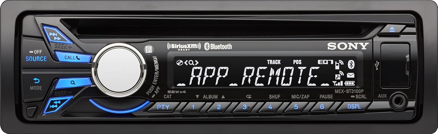Sony MEXBT3100P Bluetooth Digital Media CD Receiver with Pandora Control (Discontinued by Manufacturer)