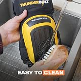 Thunderbolt Knee Pads Men Heavy Duty Gel Cushion Non-Slip Straps view 8