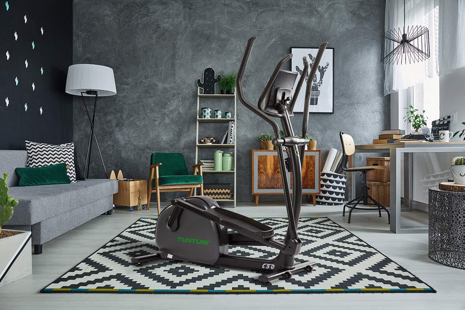 tunturi crosstrainer c50 performance elipsentrainer mit bluetooth 32 widerstandsstufen 21 programme amazon de sport freizeit