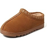 Dearfoams womens Suede Indoor Outdoor Doreen Clog