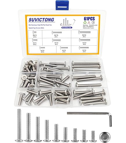 50 Tornillos De Cabeza Plana #8-32 X 1, Tornillo De Cruz Phillips