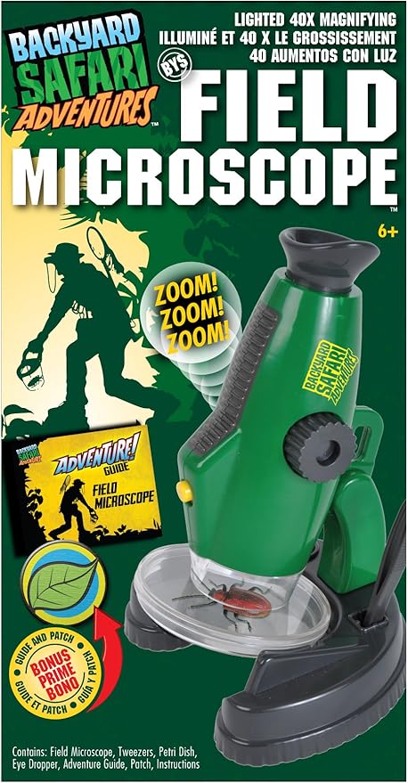 Amazon Com Backyard Safari Field Microscope Toys Games