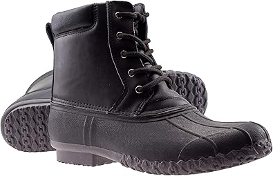 all black bean boots