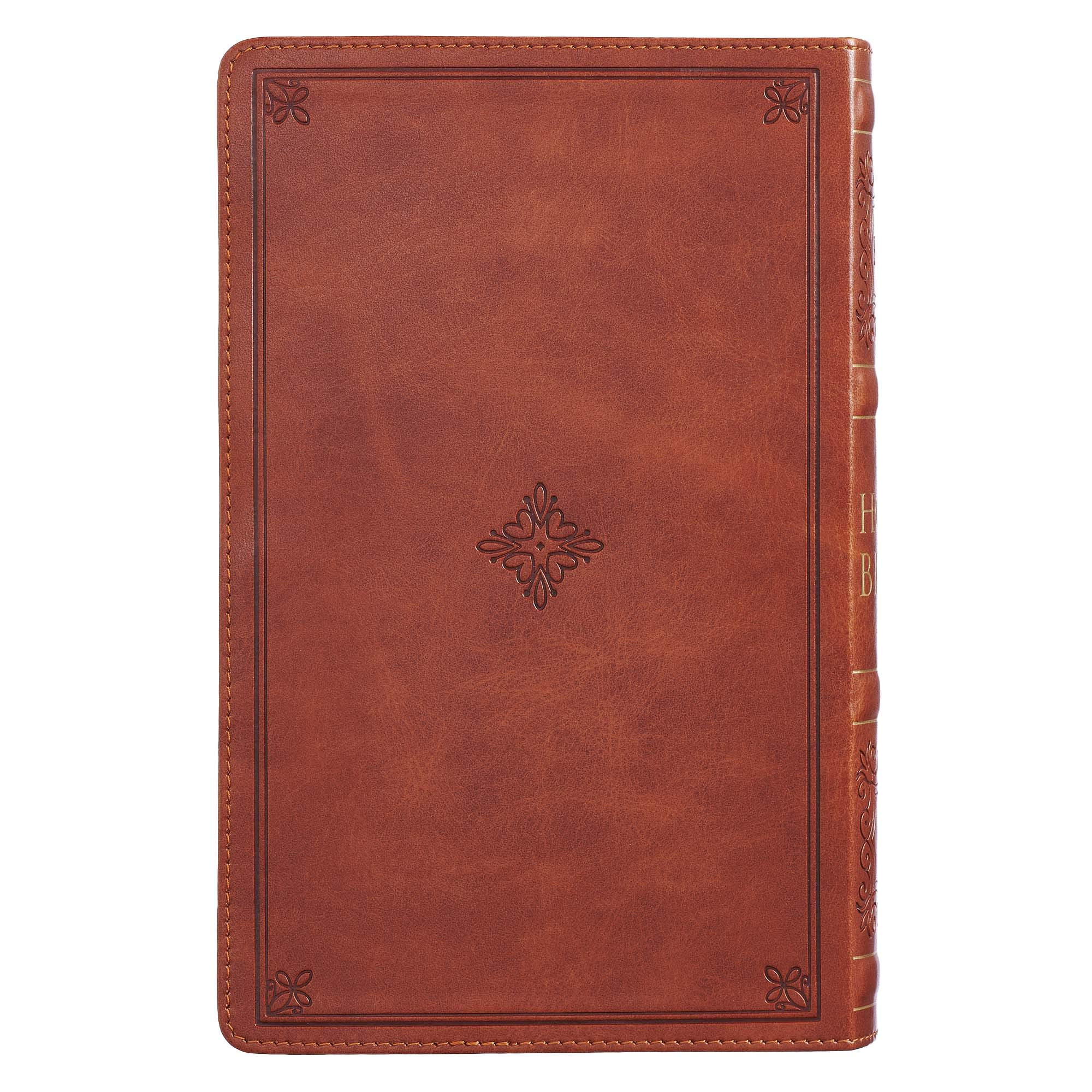 KJV Holy Bible, Giant Print Standard Size Faux Leather Red Letter Edition - Ribbon Marker, King James Version, Saddle Tan (KJV Standard GP Editions) KJV Holy Bible, Giant Print Standard Size Faux Leather Red Letter Edition - Ribbon Marker, King James Version, Saddle Tan (KJV Standard GP Editions) Imitation Leather