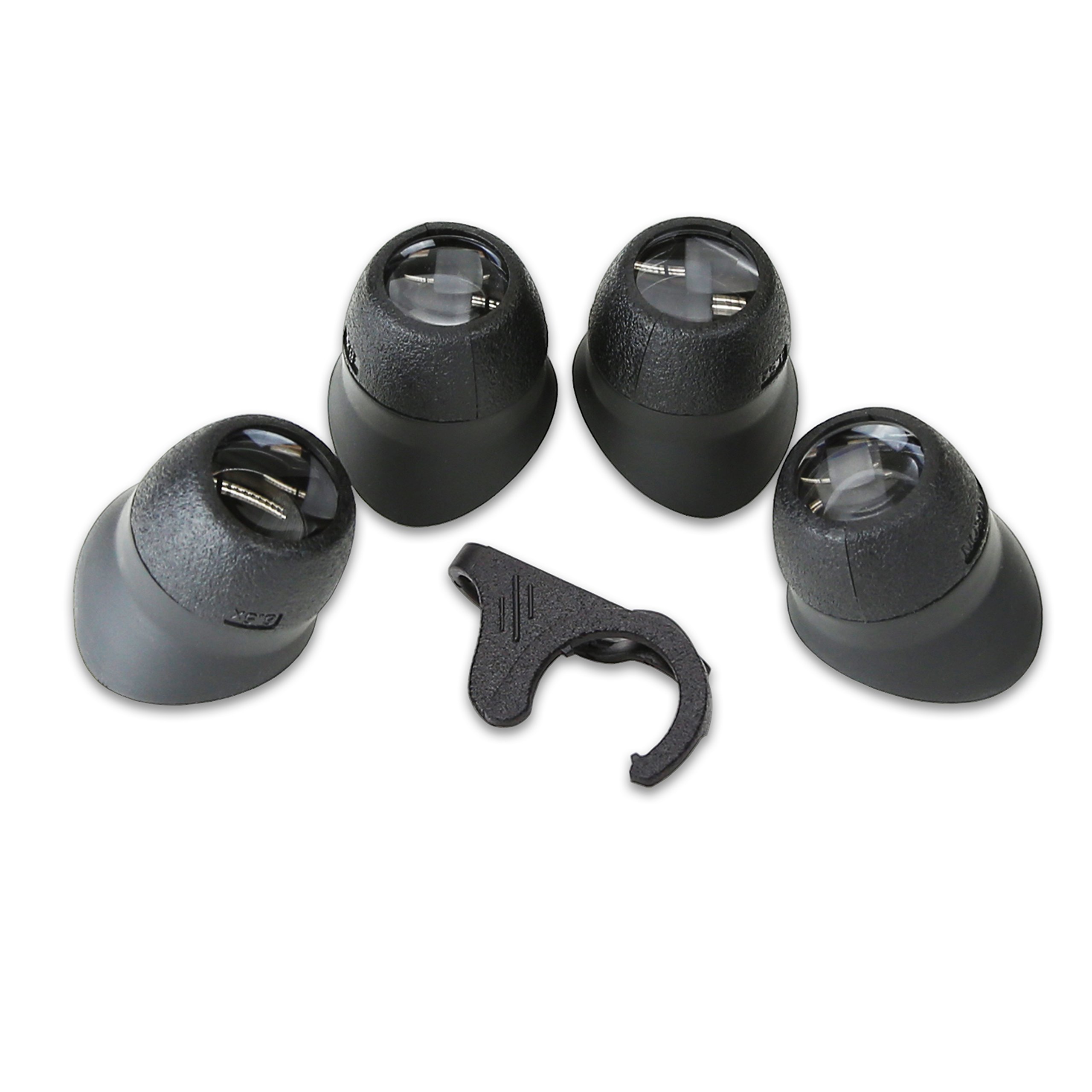 Carson ML-20 MagniLoupe Eye Loupe Magnifier Set with Smartphone Digiscoping Clip - Black