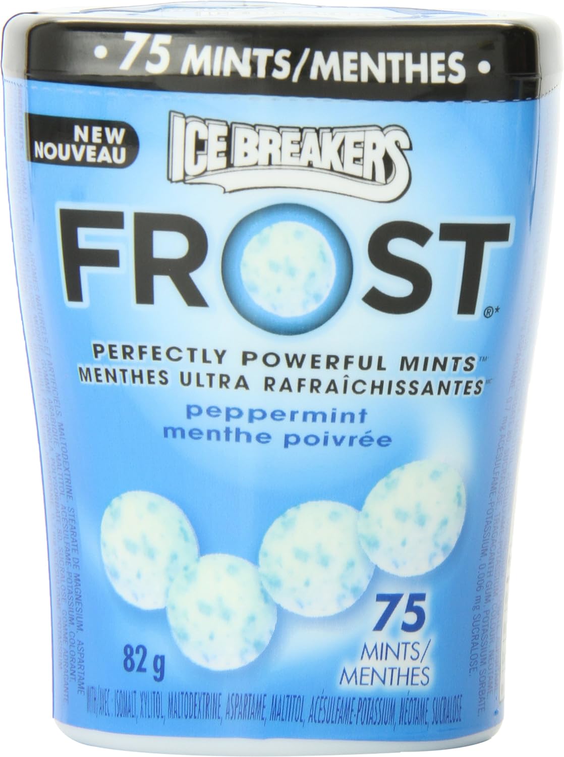 Ice Breakers Frost Peppermint Mints Bottle, 4 Count Amazon.ca Grocery