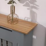 AVC Designs Extra Large Radiator Cover Modern Vertical Slats Grey Oak view 6