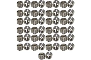 XunLiu 304 Stainless Steel Wire Thread Insert Stripped Thread Rethread Repair (50, M3-0.5X1.5D)
