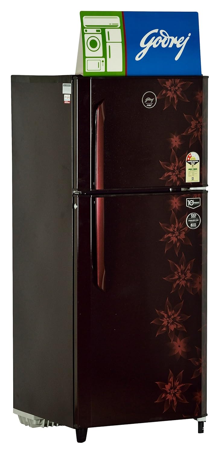 Godrej 231 L 2 Star Frost Free Double Door Refrigerator Rt Eon 231 C 2 4 Red