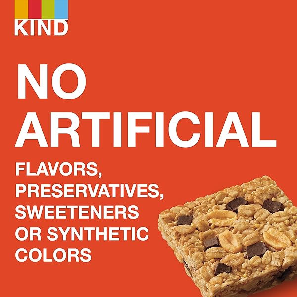 KIND HEALTHY GRAINS BARS, PEANUT BUTTER DARK CHOCOLATE, 1.2 OUNCE, 5 COUNT
