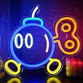 Gaming Neon Sign for Gamer Room Decor,USB Powered Dimmable Anime Neon Signs for Kids Bedroom Game Room Man Cave Gifts for Teens, Boys, Kids