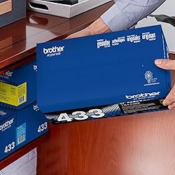 Brother Genuine TN433BK High Yield Toner-Retail